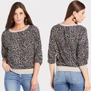 Anthropologie Sunday in Brooklyn Cheetah Print Blouse